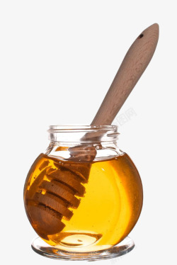 黄色透明蜂蜜花蜜素材