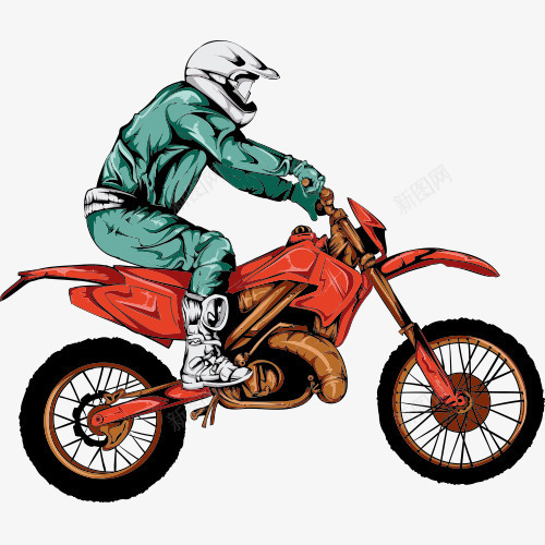 摩托车人物挑战极限png免抠素材_88icon https://88icon.com 户外运动 摩托车挑战极限 摩托车比赛 骑车