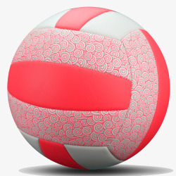 粉色5号软式排球素材