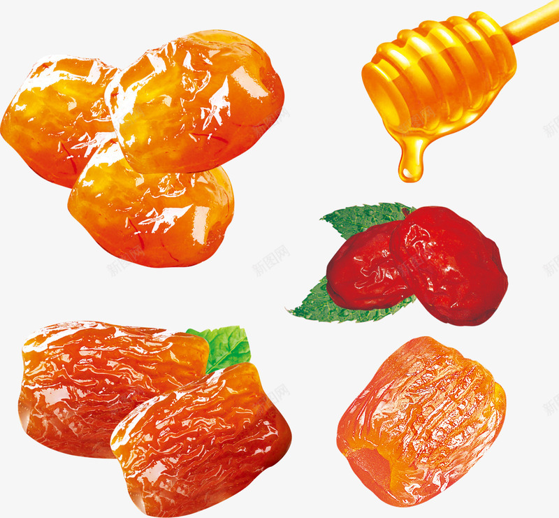 枣png免抠素材_88icon https://88icon.com 枣 枣子 红枣 蜂蜜 食物