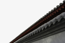 中国传统旧屋檐素材