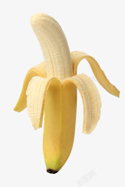 剥开的香蕉香蕉系列可爱的香蕉高清图片