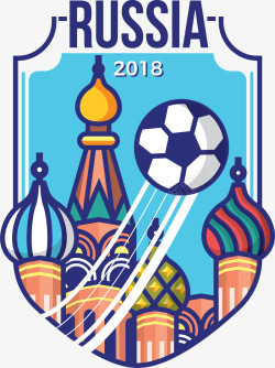 俄罗斯2018年世界杯矢量图素材