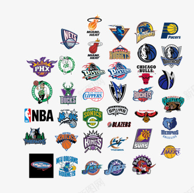 logo语言NBAlogo矢量图图标图标