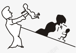 大人与小人素材