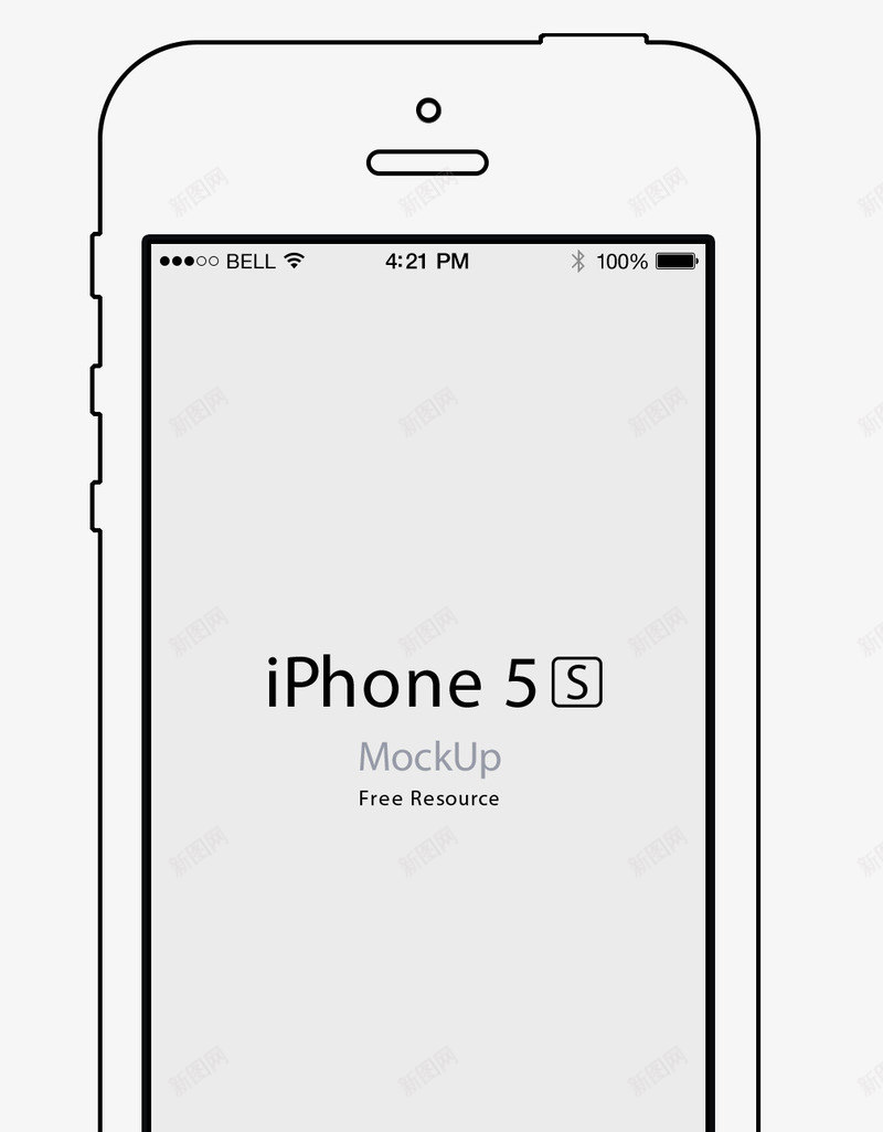 iPhone5Spng免抠素材_88icon https://88icon.com iPhone5S 手绘 线条 线稿