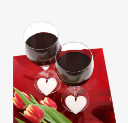 新婚交杯酒素材