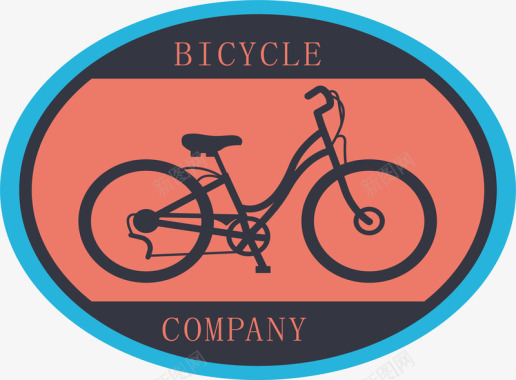 新生儿专用自行车logo矢量图图标图标