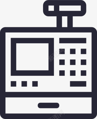 全部商品商品收银图标图标