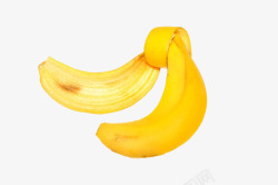 剥的香蕉素材
