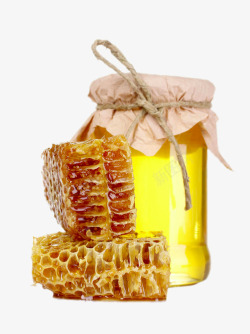 瓶中的蜂蜜素材