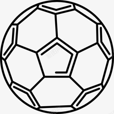 运动足球足球图标图标