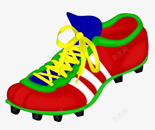 足球鞋子png免抠素材_88icon https://88icon.com 卡通 手绘 足球鞋 鞋子 鞋带