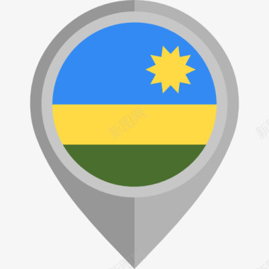 国家卢旺达图标图标