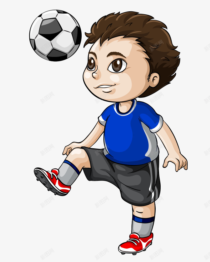 踢足球的男孩png免抠素材_88icon https://88icon.com 体育 可爱的 小男孩 帅气的 踢足球 运动