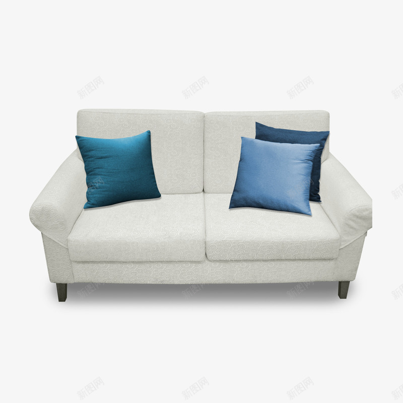 沙发两人位png免抠素材_88icon https://88icon.com 两人 位子 抱枕 沙发