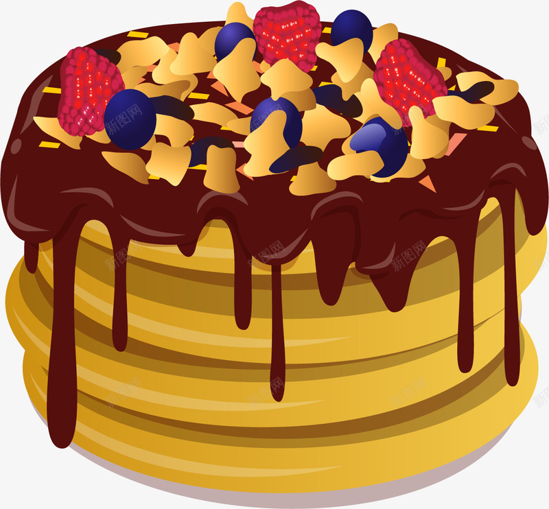 卡通糕点装饰图案png免抠素材_88icon https://88icon.com 巧克力蛋糕 甜品蛋糕 糕点免抠png 美食免抠png 蛋糕实物png 蛋糕装饰png 蛋糕高清大图png