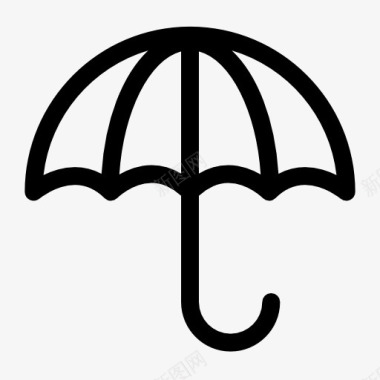 umbrella雨伞标识图标图标