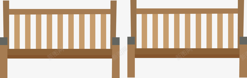 两个木栏杆png免抠素材_88icon https://88icon.com 木头 木栏杆 棕色 矢量栏杆