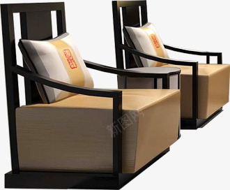 棕色时尚家具沙发png免抠素材_88icon https://88icon.com 家具 时尚 棕色 沙发