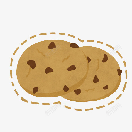 桃酥饼矢量图eps免抠素材_88icon https://88icon.com 卡通 桃酥饼 甜品 食物 矢量图