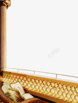 阈佺毊鐭虫枦地产海报元素欧式阳台高清图片