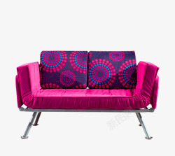 紫色简约沙发装饰图案素材
