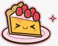 卡通手绘蛋糕甜品素材