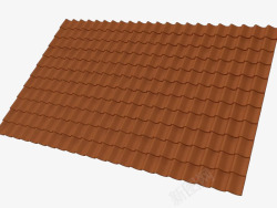 棕色方形瓦片屋顶素材