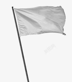 白色旗帜素材