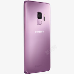 紫色智能手机背面素材