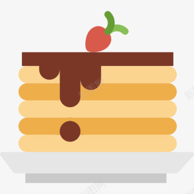 甜点煎饼图标图标
