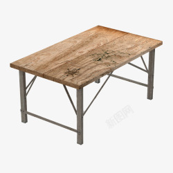 长形旧桌子素材