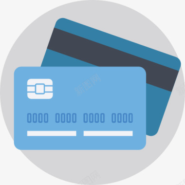 信用卡盒信用卡图标图标