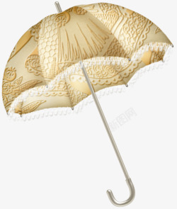 米色古典雨伞片素材