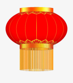 春春节中国风灯笼素材