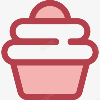咖啡烘焙蛋糕图标图标