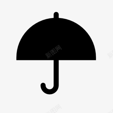 小伞符号图标图标