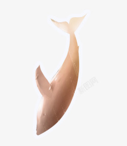 卡通手绘海豚鱼素材