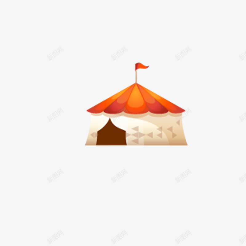 蒙古包png免抠素材_88icon https://88icon.com 动漫 卡通 背景图案 蒙古包 装饰