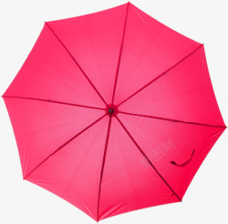 夏日卡通海报红色雨伞素材