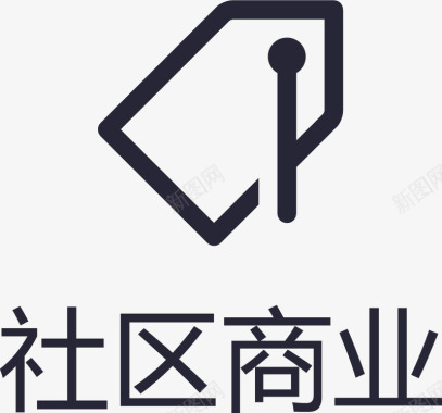 社区律师社区商业矢量图图标图标