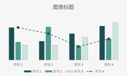 数据柱状图素材