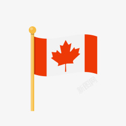 加拿大国旗旗帜素材