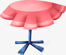粉色桌子素材
