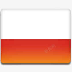 国旗PL波兰波兰最后的旗帜素材