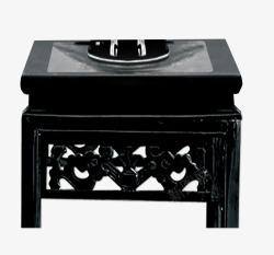 唯美精美中国风复古桌子家具底座素材