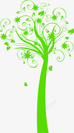 绿树艺术造型素材