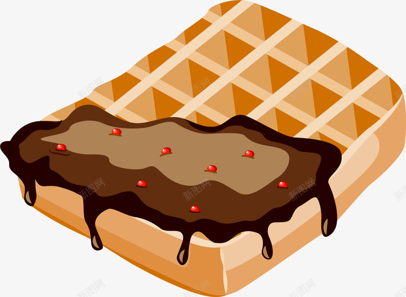 卡通美味华夫饼png免抠素材_88icon https://88icon.com waffle 卡通华夫饼 甜品店 美味糕点 美食 装饰图案 食物