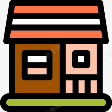 住宅房子平房图标图标